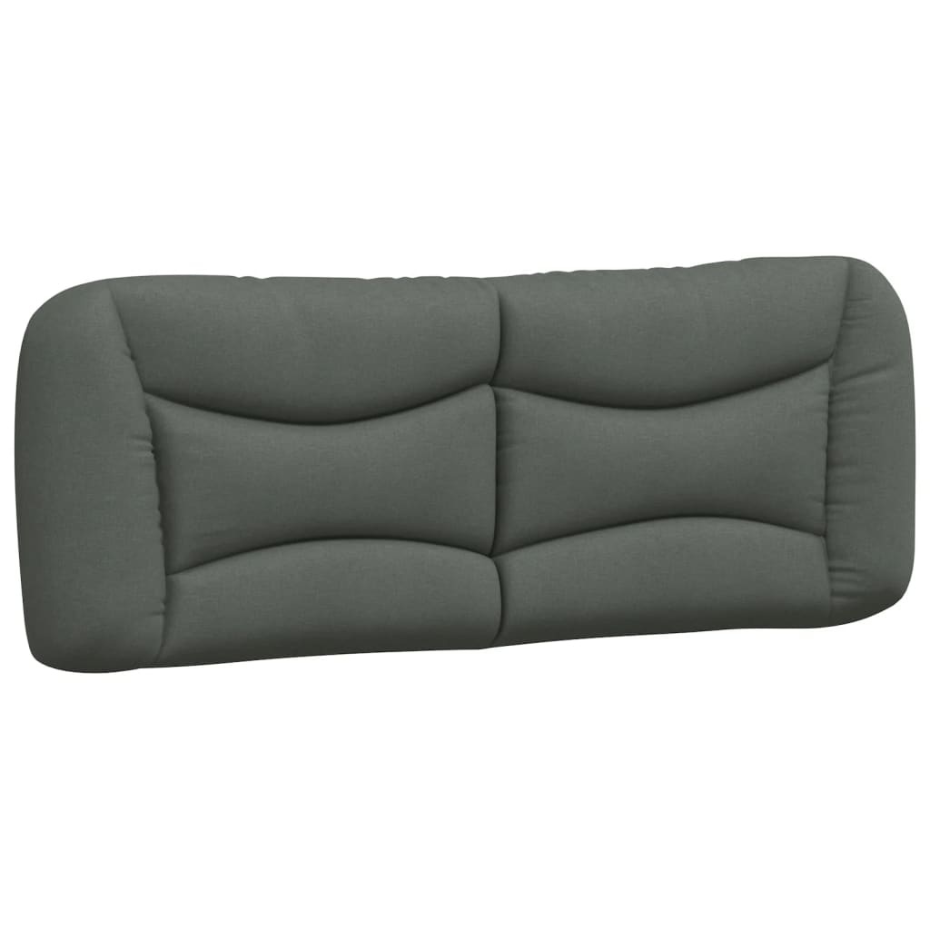 vidaXL Hoofdbordkussen "Hvar" 120 cm stof grijs