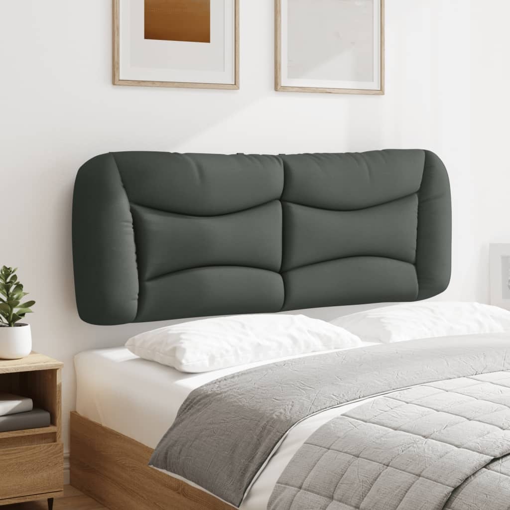 vidaXL Hoofdbordkussen "Hvar" 120 cm stof grijs