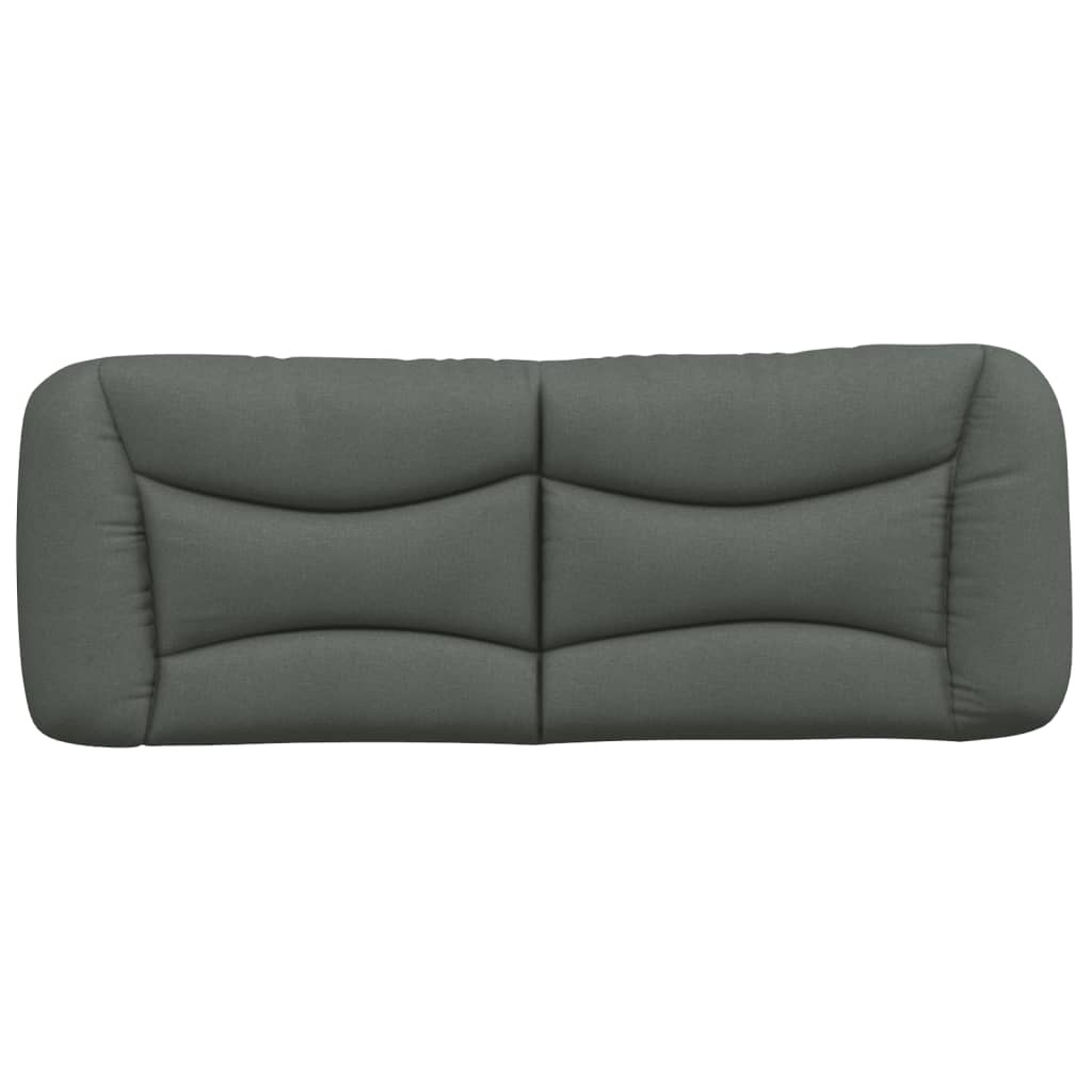 vidaXL Hoofdbordkussen "Hvar" 120 cm stof grijs