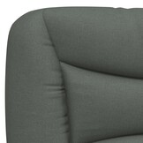 vidaXL Hoofdbordkussen "Hvar" 120 cm stof grijs