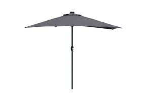 Tuinparasol Antraciet 294cm met LED - 36% Korting
