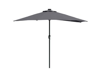 vidaXL Tuinparasol Antraciet 294 x 150 x 224 cm Stof