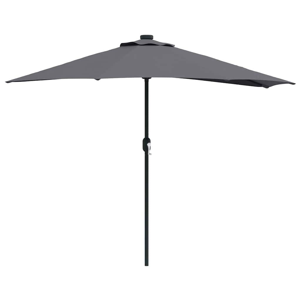 vidaXL Tuinparasol Antraciet 294 x 150 x 224 cm Stof
