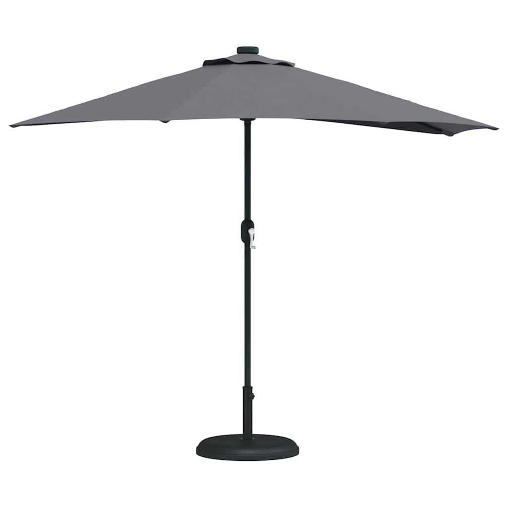 vidaXL Tuinparasol Antraciet 294 x 150 x 224 cm Stof