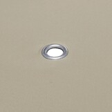 vidaXL Vervangend tentdoek prieel 310 g/m² 3x4 m beige