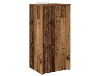 vidaXL Opbergkast 50x45x103,5 cm bewerkt hout oud houtkleurig