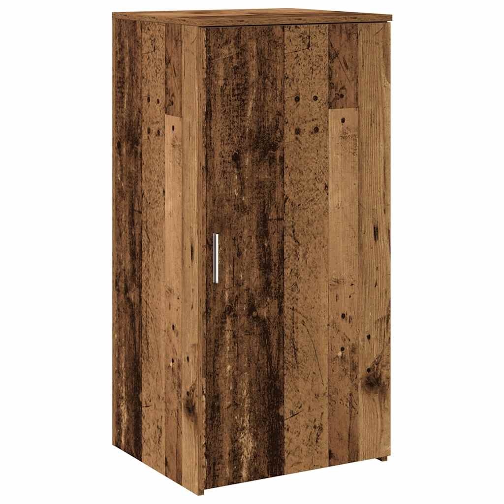 vidaXL Opbergkast 50x45x103,5 cm bewerkt hout oud houtkleurig