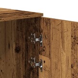 vidaXL Opbergkast 50x45x103,5 cm bewerkt hout oud houtkleurig