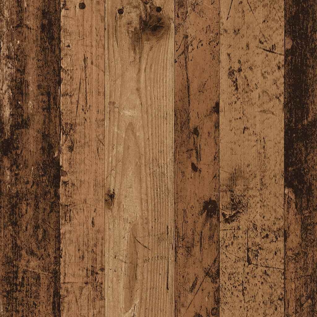 vidaXL Opbergkast 50x45x103,5 cm bewerkt hout oud houtkleurig