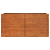 vidaXL Plantenbak verhoogd 160x80x77 cm cortenstaal roestig