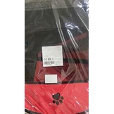 Puppyren Honden Katten Rood Zwart 110x112x57 cm Opvouwbaar Draagbaar Wasbaar Duurzaam Oxford Stof Binnen Buiten Gebruik