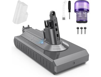 Stofzuigeraccu voor Dyson V11 (schroeftype) SV14 | 25.2V 3900mAh Li-ion | Inclusief deksel, filter, borstel, schroef