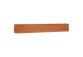 Verhoogde Plantenbak Cortenstaal Roestig 320x40x45 cm - 34% Korting