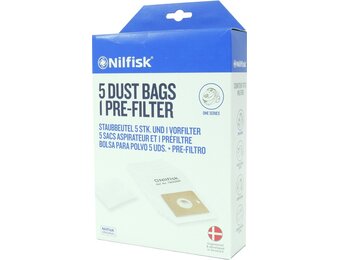 Nilfisk Stofzuigerzakken Kunststof (5 stuks) - 49% Korting
