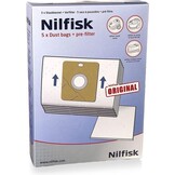 Nilfisk Stofzuigerzakken Kunststof (5 stuks) - 49% Korting