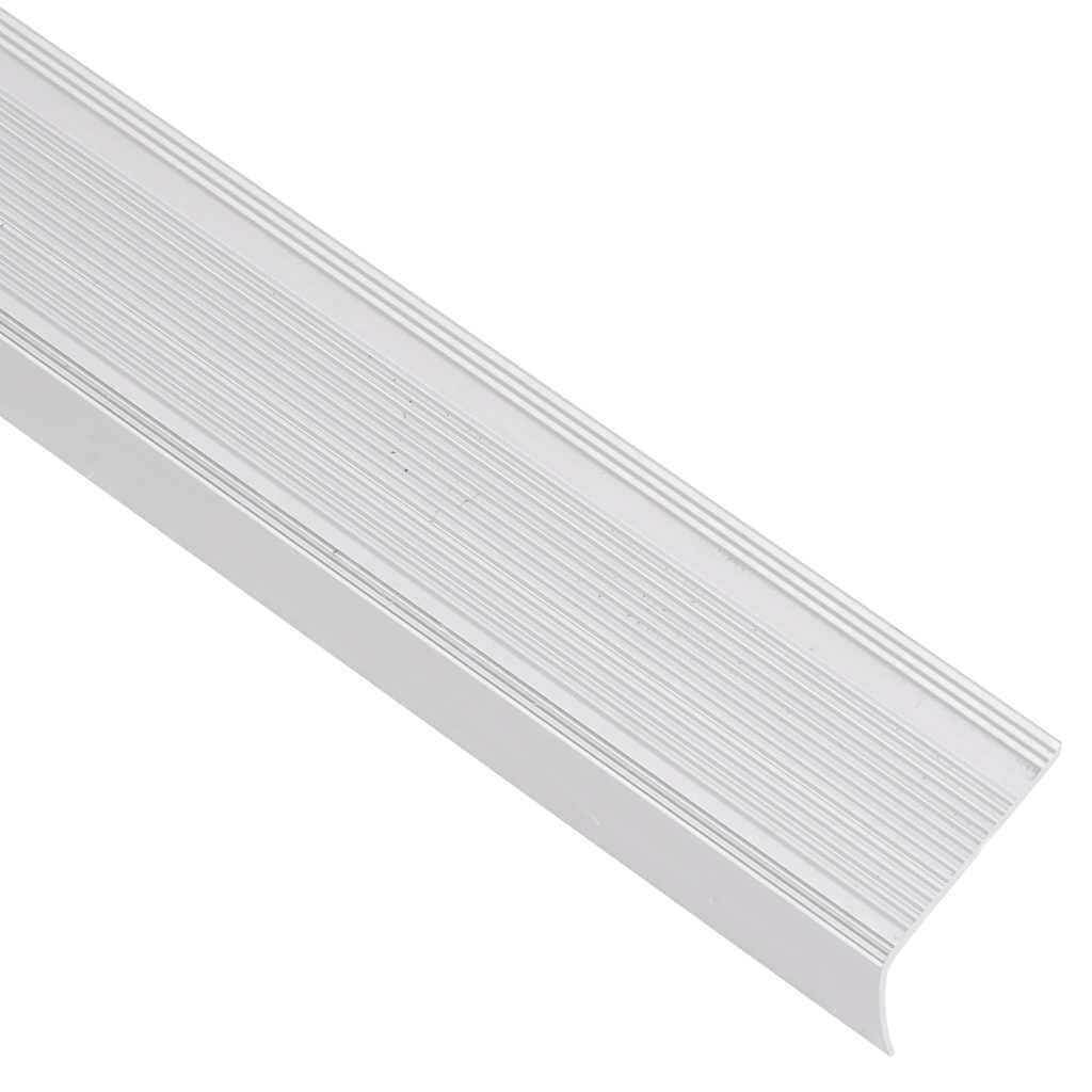 5x Aluminium Trapneuzen L-vormig Zilver 100 cm - 55% Korting