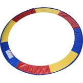 Trampoline rand multi-gekleurd 305 cm diameter regenboog