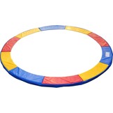 Trampoline rand multi-gekleurd 305 cm diameter regenboog