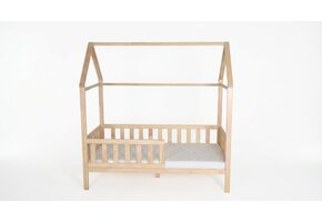 Speelhuisbed Grenen 80x160 cm - Blank Gelakt Kinderbed met Korting