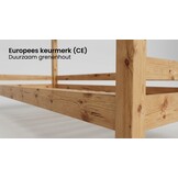 Huisbed 80x160 cm grenen kinderbed met lattenbodem