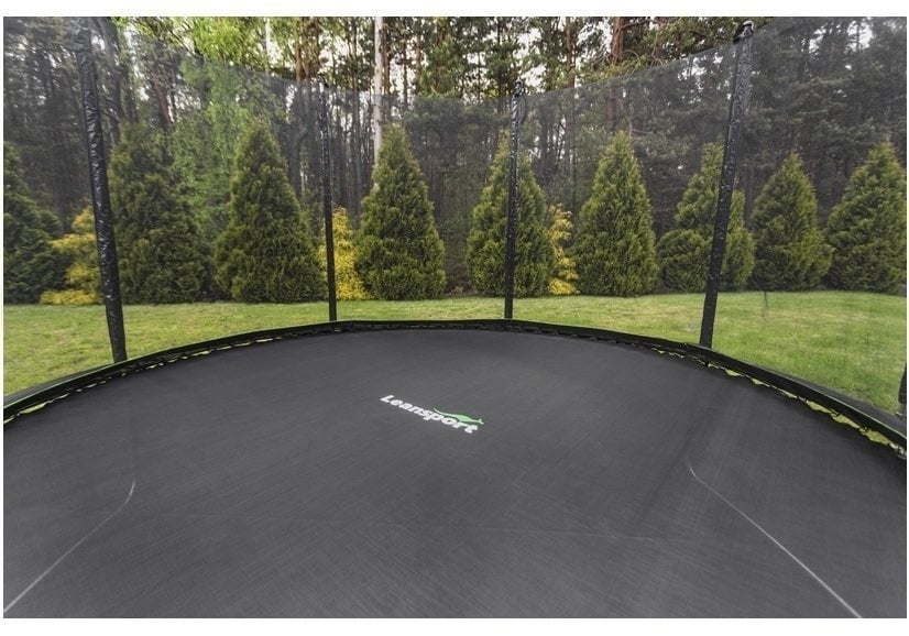 Trampoline - 244 cm - groen zwart - veiligheidsnet - tot 100kg