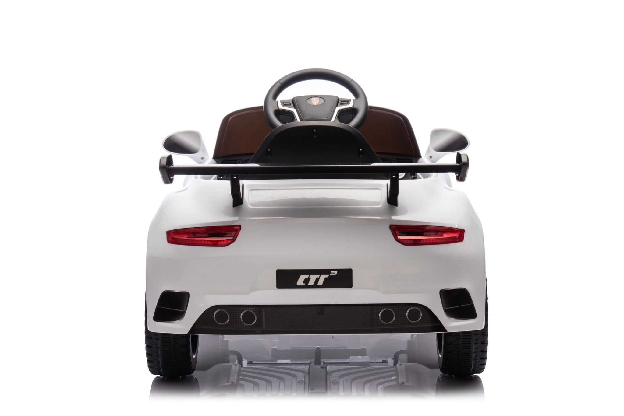 Elektrische kinderauto - Ruf - wit – met Bluetooth en afstandsbediening