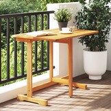 Inklapbare Balkontafel Massief Acaciahout 90x60x72 cm - 60% Korting