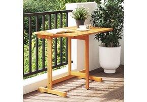 Inklapbare Balkontafel 90x60 cm Massief Acaciahout - 41% Korting!