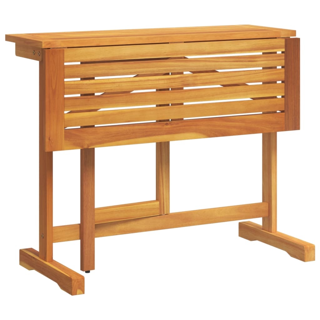 vidaXL Balkontafel inklapbaar 90x60x72 cm massief acaciahout