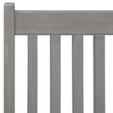 vidaXL Tuinstoelen verstelbaar 3 st massief acaciahout grijs