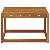 vidaXL Buiten Tafel Massief Acaciahout Naturel 59 x 59 x 37 cm