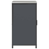vidaXL Keukenopslag Kast HATTEM Antracietkleurig 60 x 50 x 92 cm Staal