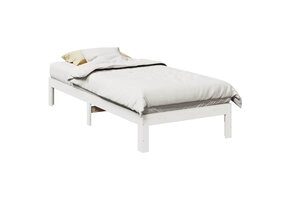 VidaXL Bedframe Massief Grenenhout Wit 90x200 cm - 37% Korting