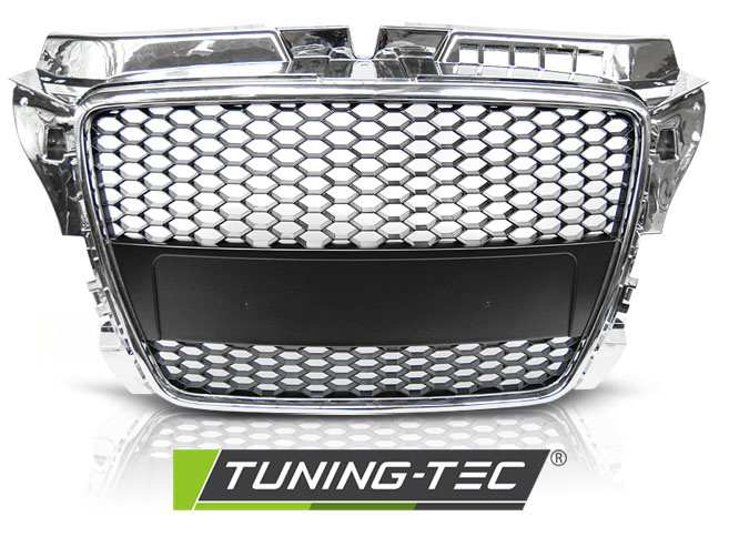 Grill AUDI A3 (8P) RS-STIJL 04 08-07 12 CHROOM
