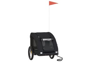 Hondenfietskar Oxford Stof & IJzer Zwart - 34% Korting