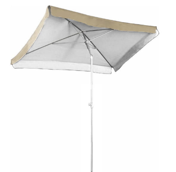 Parasol - 160x160cm - vierkant - beige - kantelbaar
