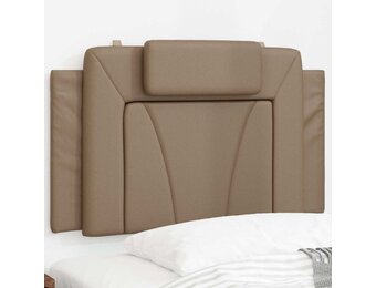 vidaXL Hoofdbordkussen Cappuccino Kunstleer 90cm - 45% Korting