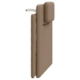 vidaXL Hoofdbordkussen Cappuccino Kunstleer 90cm - 45% Korting