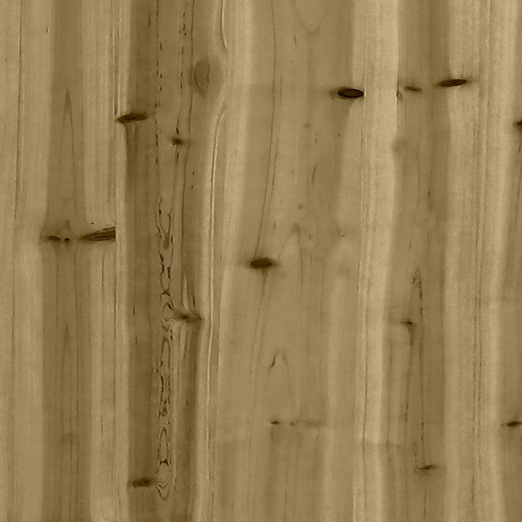 vidaXL Tuinbank zonder armleuningen met kussens hout