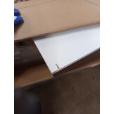 vidaXL Hoge kast 60x36x110 cm bewerkt hout wit