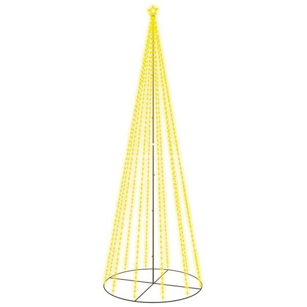 VidaXL Kegelkerstboom 732 LED's Warmwit 500 cm - 59% Korting