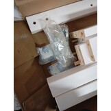 Gestoffeerd Hoofdbord Wit & Lichtgrijs 75 cm - 66% Korting!
