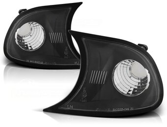 Zwarte Knipperlichten E-goedgekeurd voor BMW E46 Coupe/Cabrio (2001-2003)