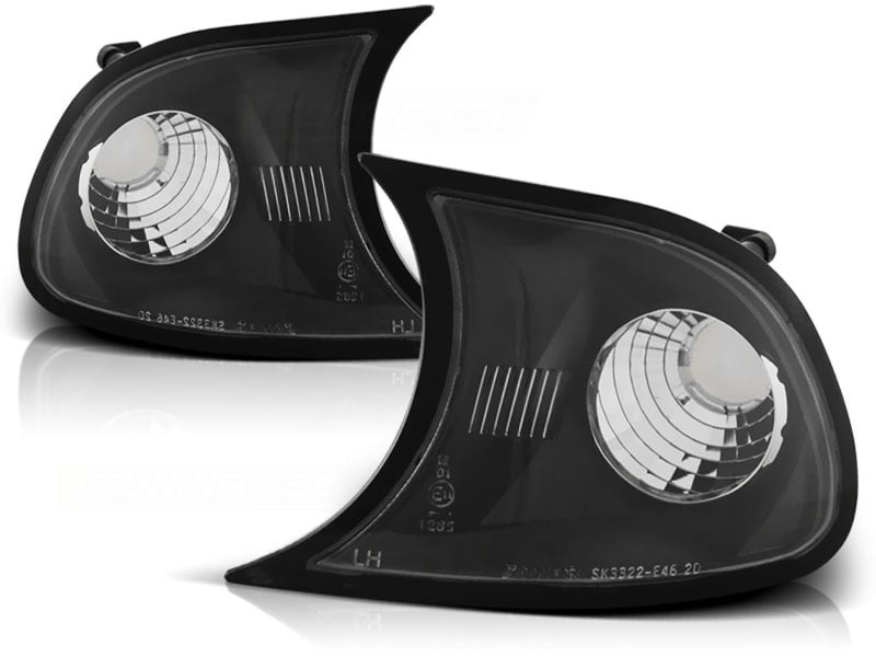 Zwarte Knipperlichten E-goedgekeurd voor BMW E46 Coupe/Cabrio (2001-2003)