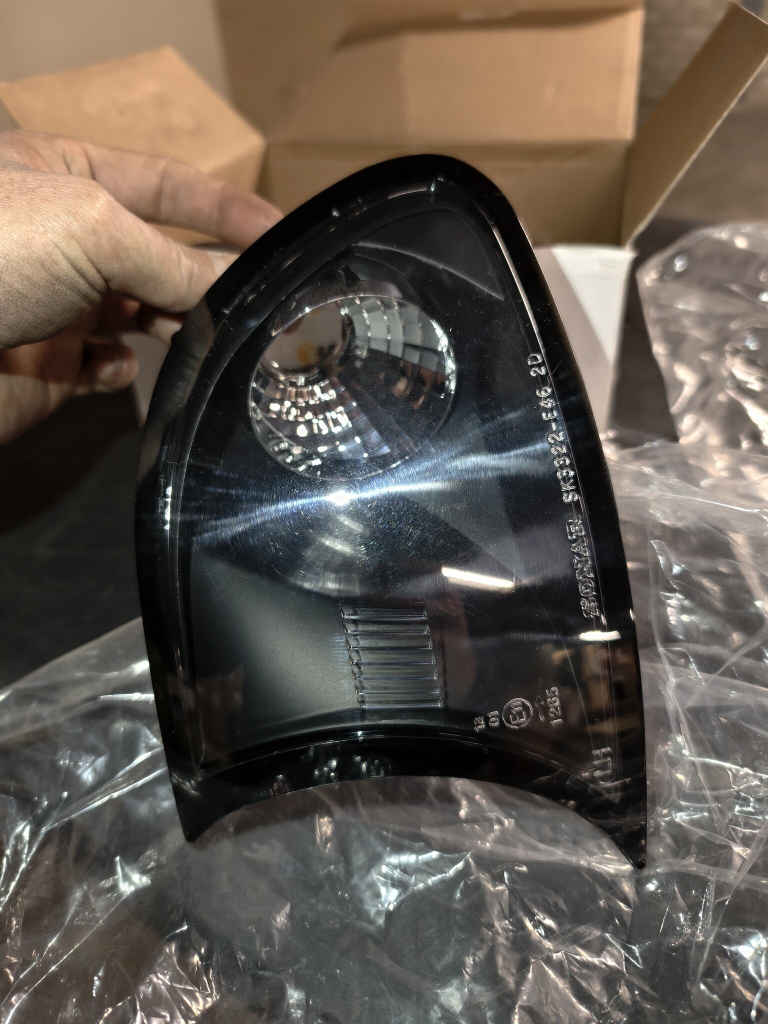 Zwarte Knipperlichten E-goedgekeurd voor BMW E46 Coupe/Cabrio (2001-2003)
