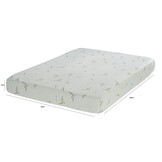 Koudschuim matras - 200x90x12 cm - bamboo tijk