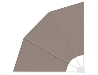 vidaXL Balkon Privacy Scherm 115 x 115 cm Polyester Taupe