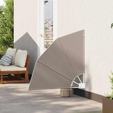 vidaXL Balkon Privacy Scherm 115 x 115 cm Polyester Taupe