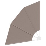 vidaXL Balkon Privacy Scherm 115 x 115 cm Polyester Taupe