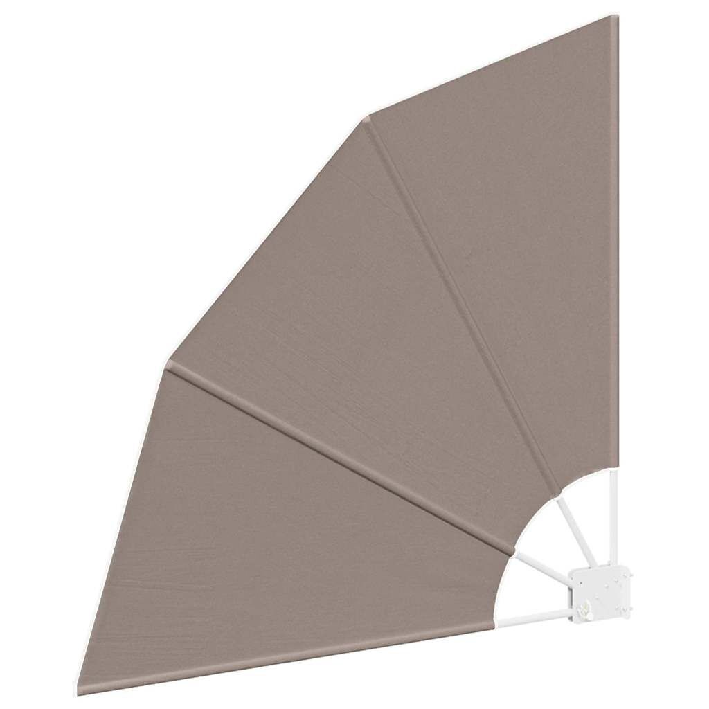 vidaXL Balkon Privacy Scherm 115 x 115 cm Polyester Taupe